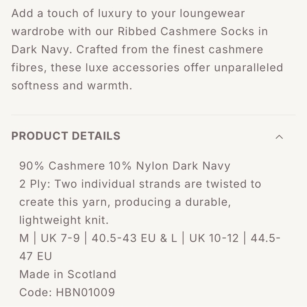 NWT Johnston of Elgin gray cashmere socks - Picture 4 of 8